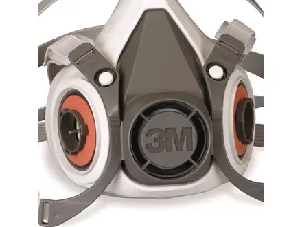 3M 6300 halfgelaatsmasker elastomeer dubbele filter maat L