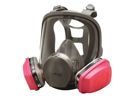 3M 6900 full face mask elastomer with dual filter size L