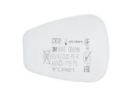 Filtre à poussière 3M 5935 P3 R pour les séries 6000/7000