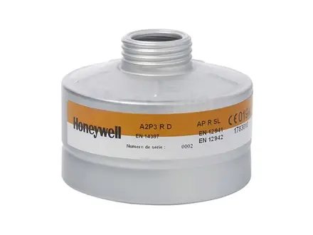 Honeywell combifilter aluminium A2P3 R voor RD40 maskers