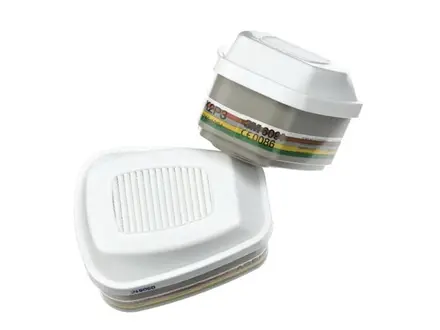 3M 6099 combifilter A2B2E2K2HgP3 R + formaldehyde voor 6000/6500/7000/7500 serie