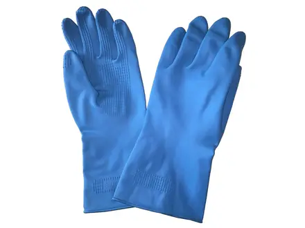 Gants DPL Blue Grip en latex résistants aux produits chimiques