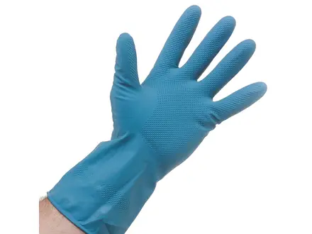 Gant en latex bleu Hycare