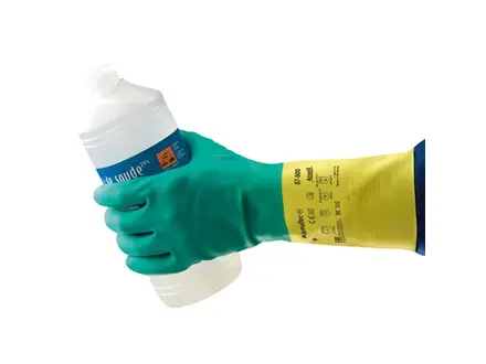 Ansell AlphaTec 87-900 glove neoprene/rubber latex chemical resistant size 10.5-11