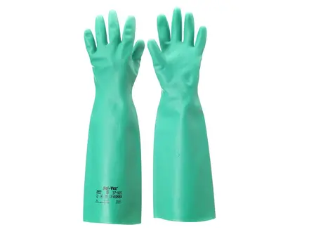 Gant Ansell AlphaTec Solvex 37-185 en nitrile résistant aux produits chimiques