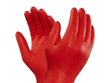 Ansell AlphaTec Solvex 37-900 nitrile glove chemical resistant size 9