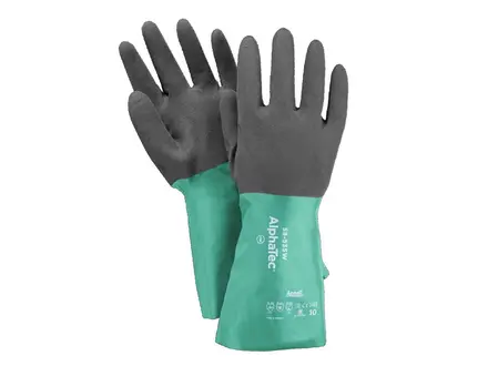 Gant Ansell AlphaTec 58-535W en nitrile résistant aux produits chimiques, taille 9