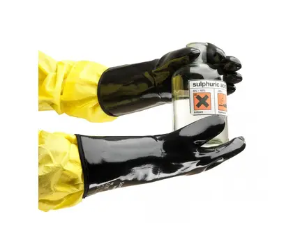 Gant en néoprène Ansell AlphaTec 09-022 résistant aux produits chimiques, taille 10