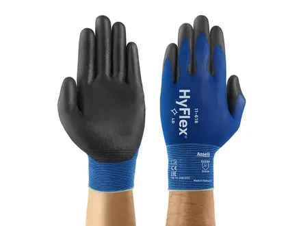 Gant Ansell Hyflex 11-618 en polyuréthane, protection mécanique, taille 9