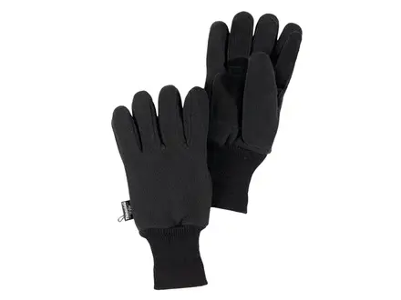 Gants noirs HB Tempex en polaire résistante au froid
