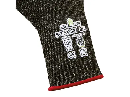 Gants en nitrile Showa S-TEX 581 résistants aux coupures, taille XL