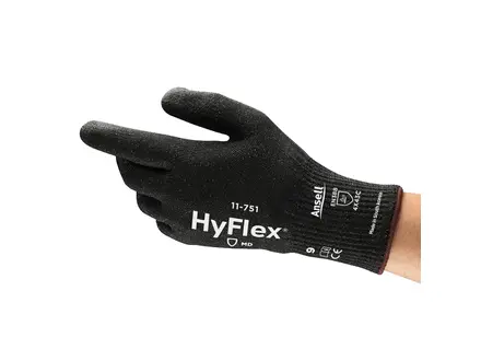 Ansell HyFlex 11-751 handschoen PU snijbestendig maat 8
