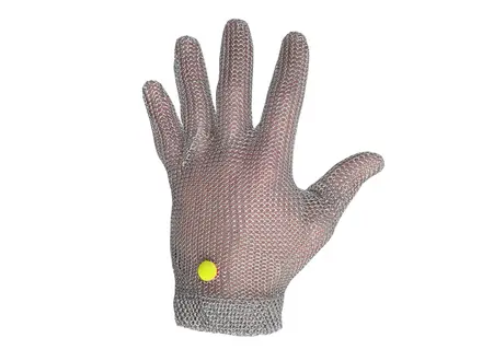 Manulatex Wilco metal glove stainless steel cut-resistant red size M