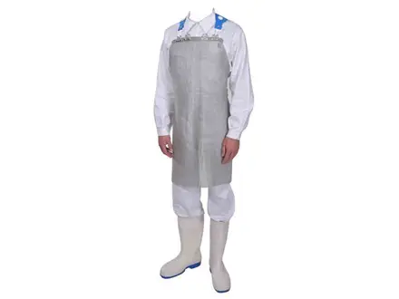 Tablier de sécurité Manulatex Lightinox en maille de chaîne en acier inoxydable