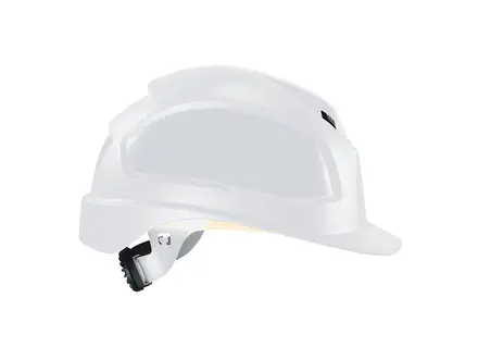 Casque de sécurité Uvex Pheos B-WR en PEHD, molette de serrage rotative 6 points, blanc