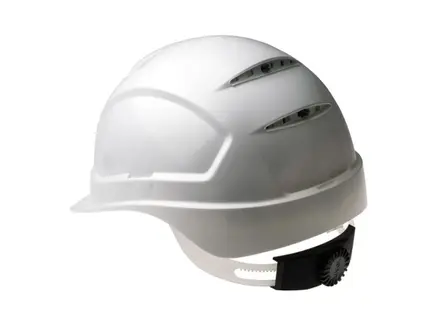 Casque de sécurité Uvex Pheos B-WR en PEHD, molette de serrage rotative 6 points, blanc