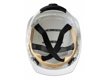 Casque de sécurité Uvex Pheos B-WR en PEHD, molette de serrage rotative 6 points, blanc