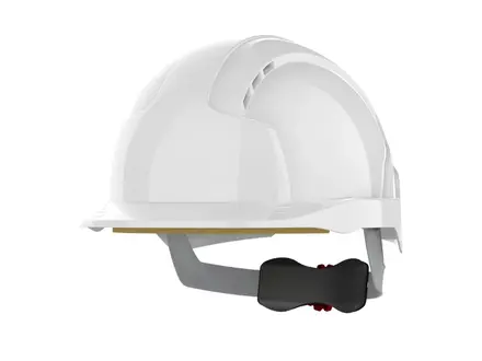 Casque de sécurité JSP EVOLite ABS à molette rotative 6 points blanc