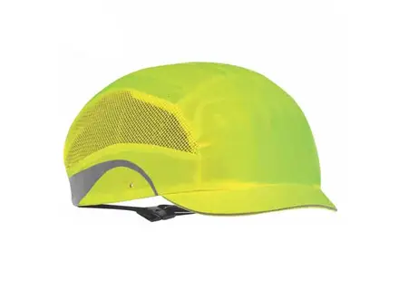 JSP HardCap Aerolite bump cap 25 mm micro visor fluo yellow