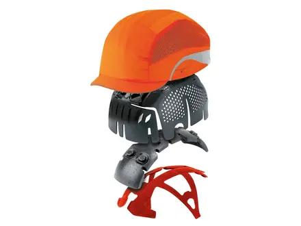 JSP HardCap Aerolite bump cap 25 mm micro peak rouge