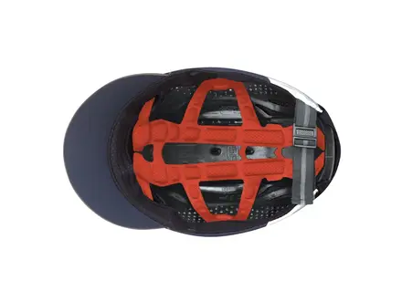 JSP HardCap Aerolite bump cap 25 mm micro peak rouge