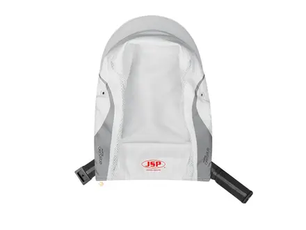 Housse pour casquette de protection JSP HardCap Aerolite, micro-visière blanche de 25 mm