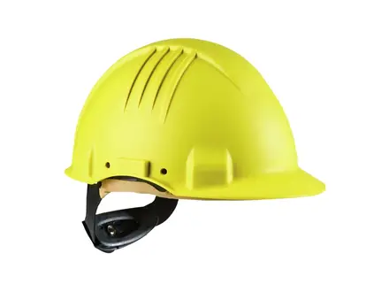 Casque de sécurité 3M G3501 en fibre de verre/polyamide avec molette de réglage à 4 points