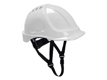 Portwest PS55 safety helmet rotary knob white