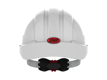 JSP EVO 3 veiligheidshelm HDPE 6-punt draaiknop wit