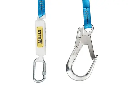 Vanglijn Miller Titan A3 1x CS20 karabijnhaak 1x steigerhaak 65 mm 1,5 m