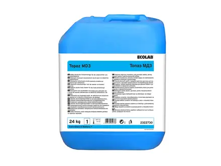 Nettoyant alcalin Ecolab Topaz MD3 avec agent moussant
