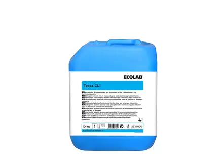 Ecolab Topaz CL1 alkalisch chloorhoudend schuimreinigingsmiddel 10 kg (NL)