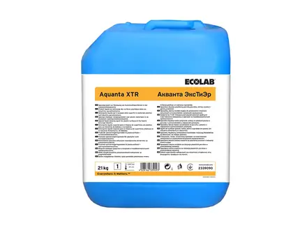 Agent de nettoyage liquide Ecolab Aquanta XTR pour plastiques