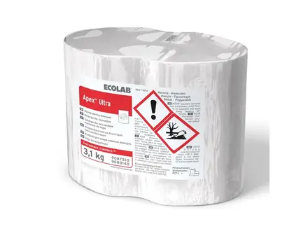 Ecolab Apex Ultra vaatwasdetergent super geconcentreerd