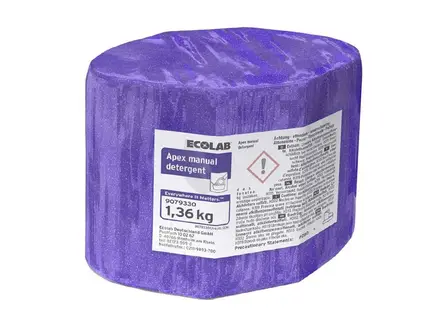 Lessive manuelle Ecolab Apex, liquide vaisselle