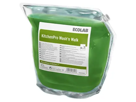 Nettoyant pour sols Ecolab KitchenPro Wash'n Walk 2 litres