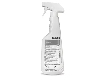 Spray d'entretien pour acier inoxydable Ecolab Chromol