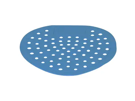 Tapis d'urinoir bleus désodorisants