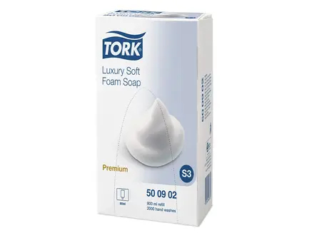 Savon moussant doux Tork Luxe pour distributeur S3 800 ml