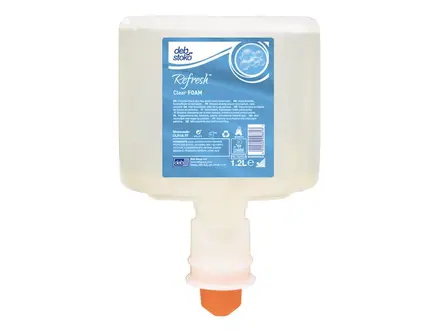 Savon pour les mains moussant transparent Deb Refresh