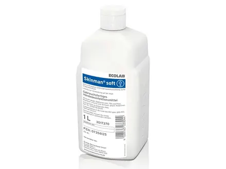 Désinfection des mains Ecolab Skinman Soft Protect