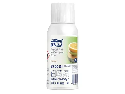 Désodorisant Tork en spray, parfum fruits tropicaux, pour diffuseur A1