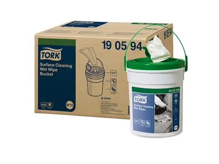 Tork Surface Cleaning Wet Wipe cleaning wipes white W15