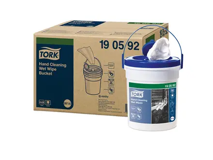 Lingettes nettoyantes humides Tork pour les mains W14