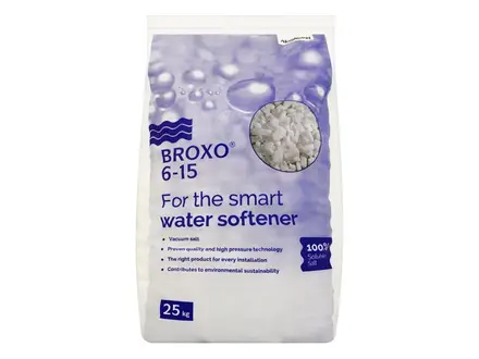 Sel adoucissant Broxo, 6 à 15 sacs de 25 kg