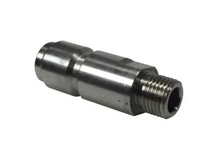 DN12 adapter lange uitvoering RVS 1/4'' BUD