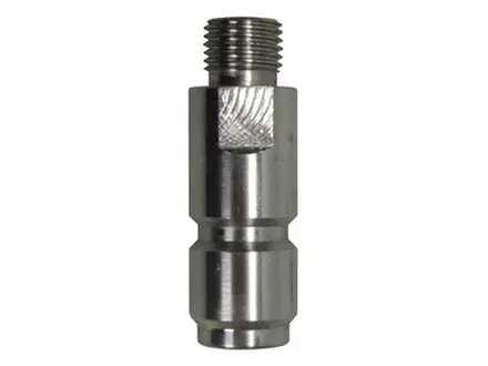 DN12 adapter lange uitvoering RVS 1/4'' BUD