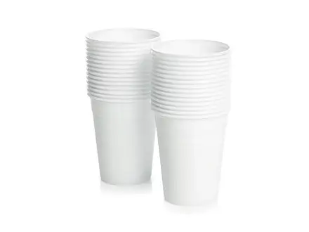 Gobelets à café pour distributeur automatique PS ø70,3 mm 180 ml blancs