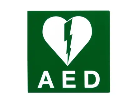 Sticker AED STN 1033 148x210 mm