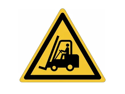 Transport vehicle warning sticker PIC 306 200 mm